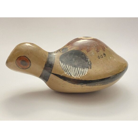Tonala Mexican Folk Art Pottery Ceramic Turtle Figurine 4.5” Long - Picture 6 of 9